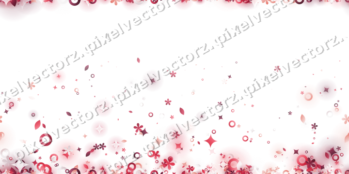 Nahtloser Glitzeraufstieg in Rosa und Rot auf transparentem Grund