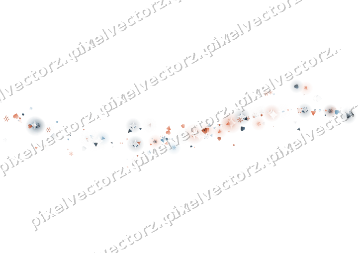 Nahtlose Glitzerwelle in Orange und Türkis auf transparentem Grund