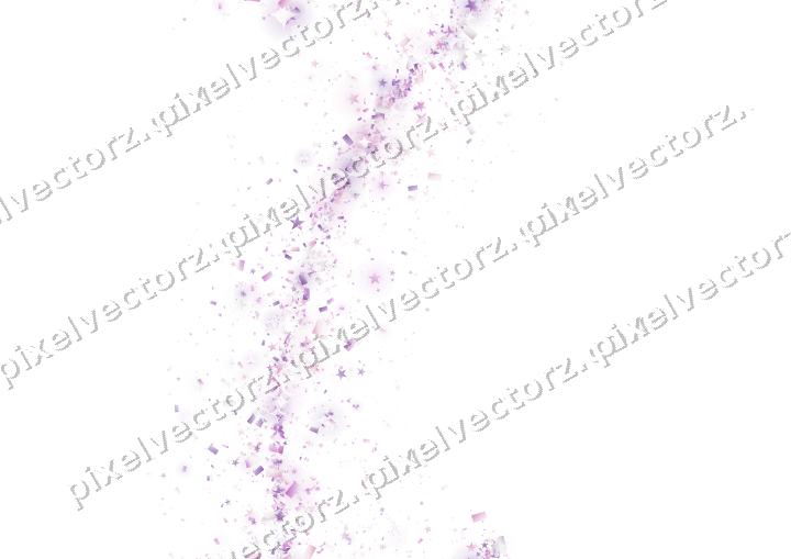 Nahtloser Glitzerbogen in Magenta und Violett auf transparentem Grund