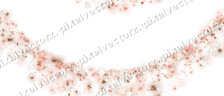 Nahtlose Glitzergirlande in Orange und Rot auf transparentem Grund