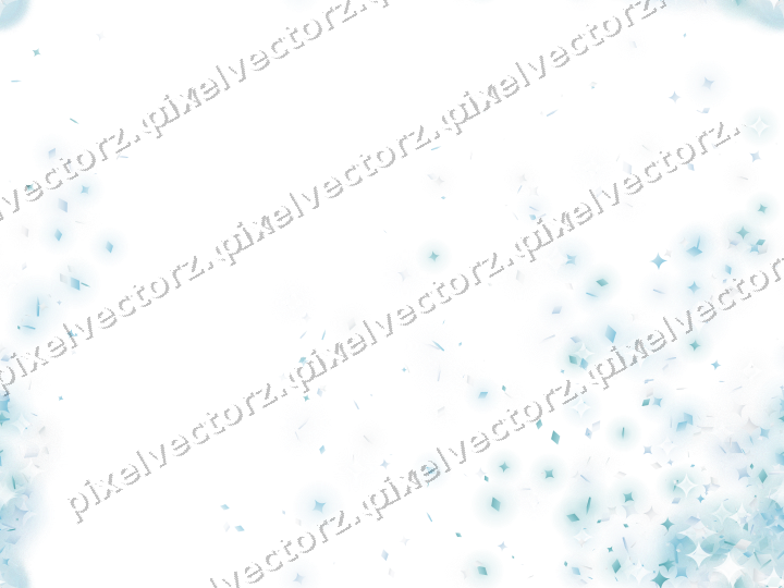 Nahtloser Glitzerfächer aus Funken und Rauten auf transparentem Grund