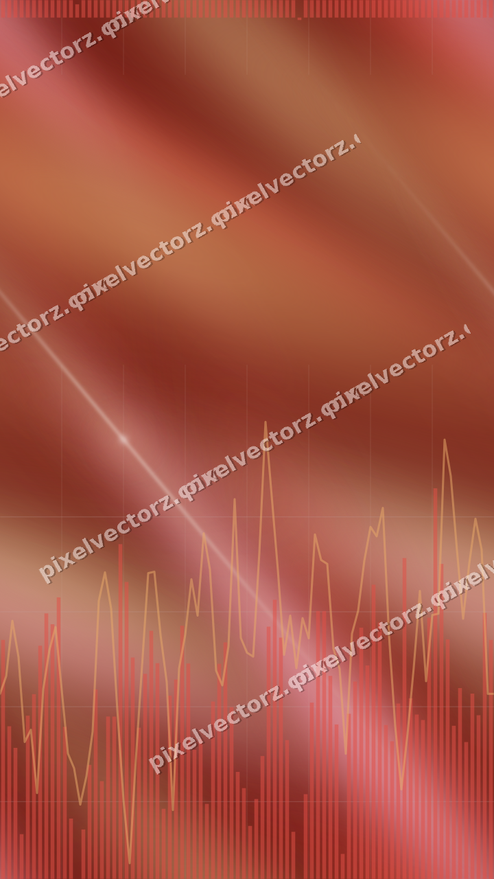 Nahtloser Neon Diagramm Hintergrund in Rot und Orange