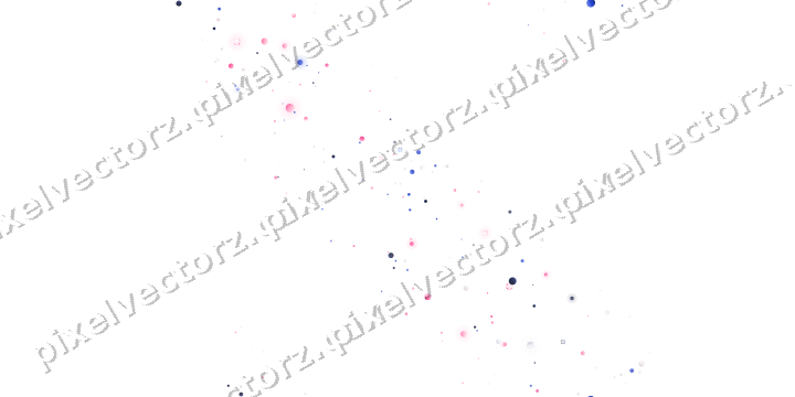 Nahtloses Glitzerband aus Punkten in Rosa auf transparentem Grund