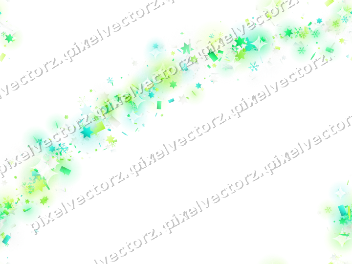Nahtloser Glitzerbogen in Grün und Limette auf transparentem Grund