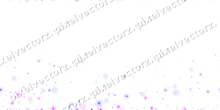 Nahtloser Glitzeraufstieg in Violett und Blau auf transparentem Grund