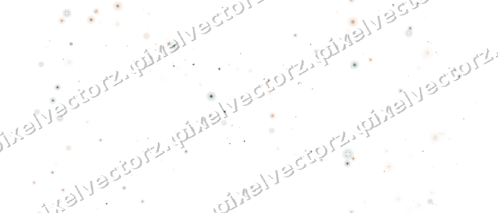 Nahtloser Glitzerkranz aus Sternen und Funken auf transparentem Grund