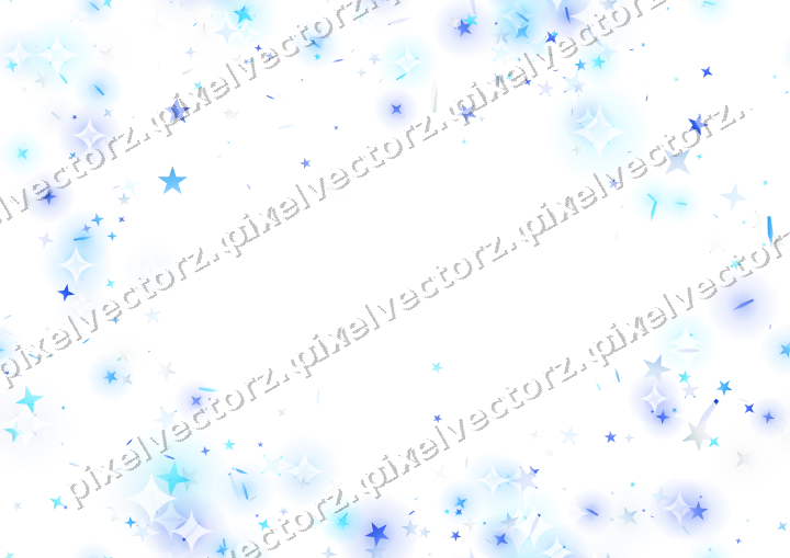 Nahtloser Glitzerkranz in Türkis und Blau auf transparentem Grund