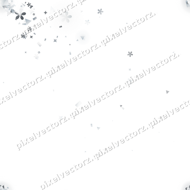 Nahtloser Glitzerfächer aus Funken und Blüten auf transparentem Grund