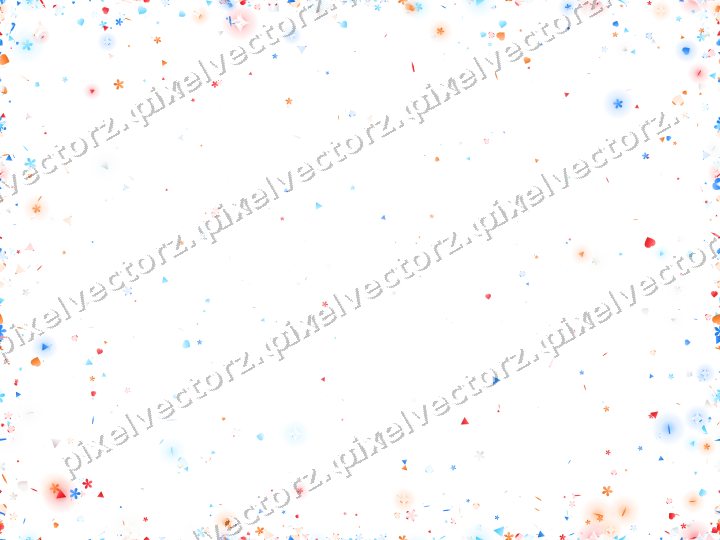 Nahtlose Glitzervignette aus Herzen und Blüten auf transparentem Grund