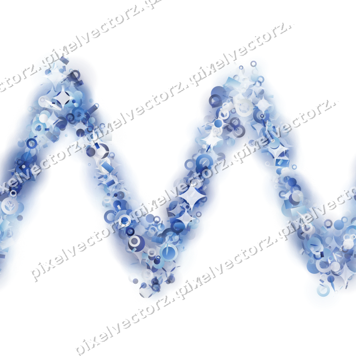 Nahtlose Glitzerwelle aus Punkten und Ringen auf transparentem Grund