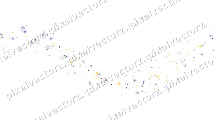 Nahtlose Glitzerwelle in Dunkelblau auf transparentem Grund