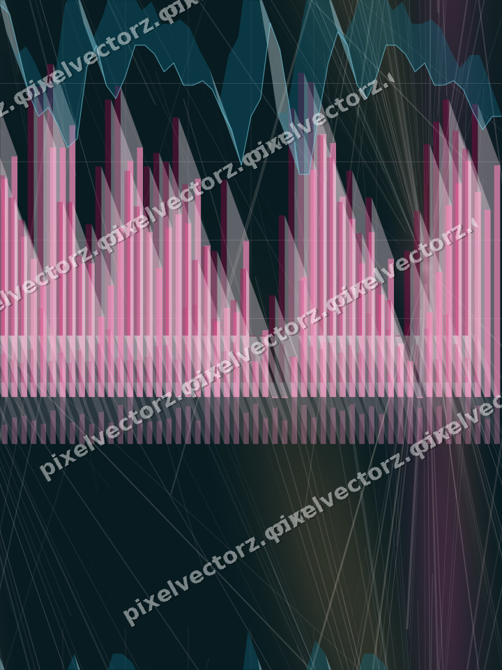 Nahtloser Neon Diagramm Hintergrund in Rosa und Türkis