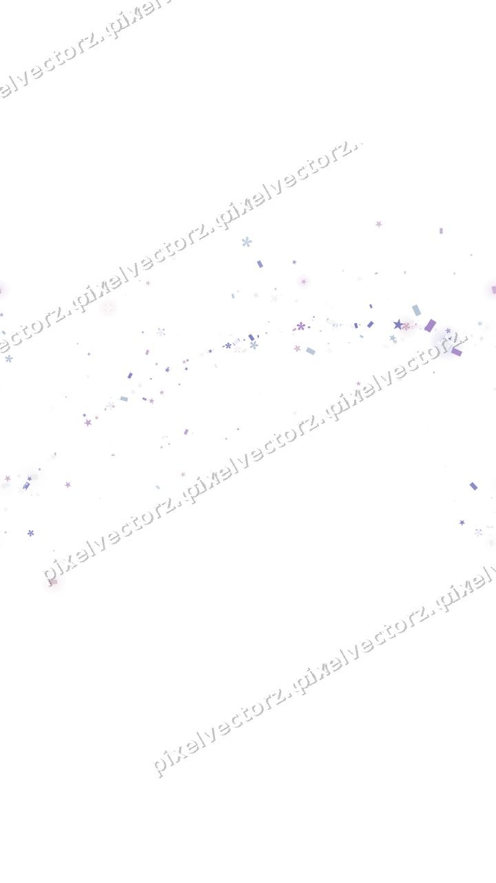 Nahtloser Glitzerbogen aus Sternen und Blüten auf transparentem Grund