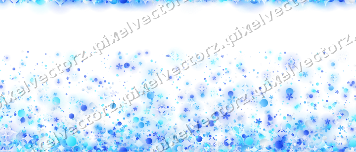 Nahtloser Glitzeraufstieg in Türkis und Blau auf transparentem Grund