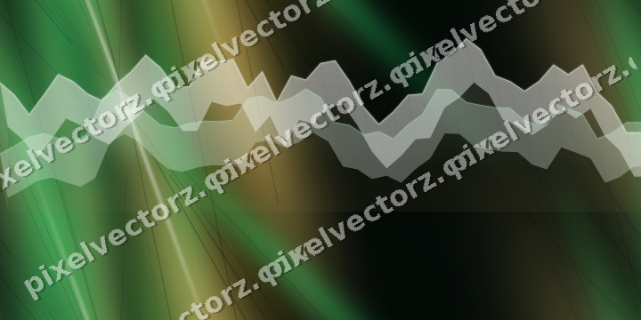 Nahtloser Neon Diagramm Hintergrund in Grün und Bernstein