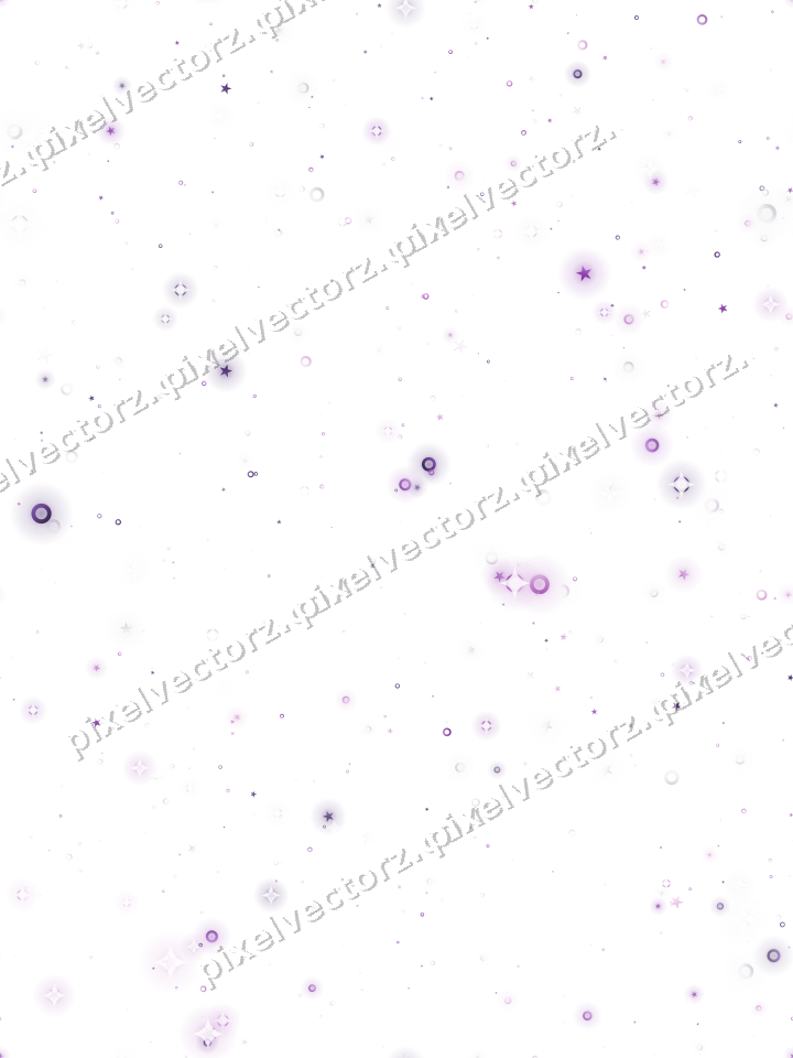 Nahtlose Glitzerstreuung in Violett auf transparentem Grund