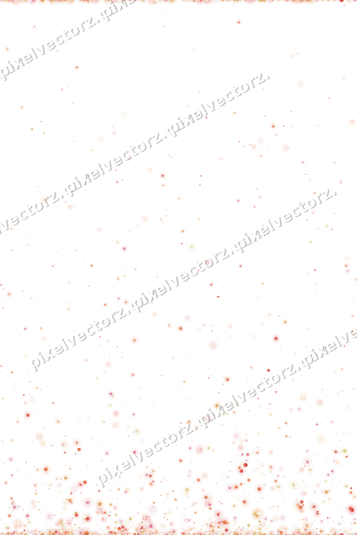 Nahtloser Glitzeraufstieg in Rot und Orange auf transparentem Grund