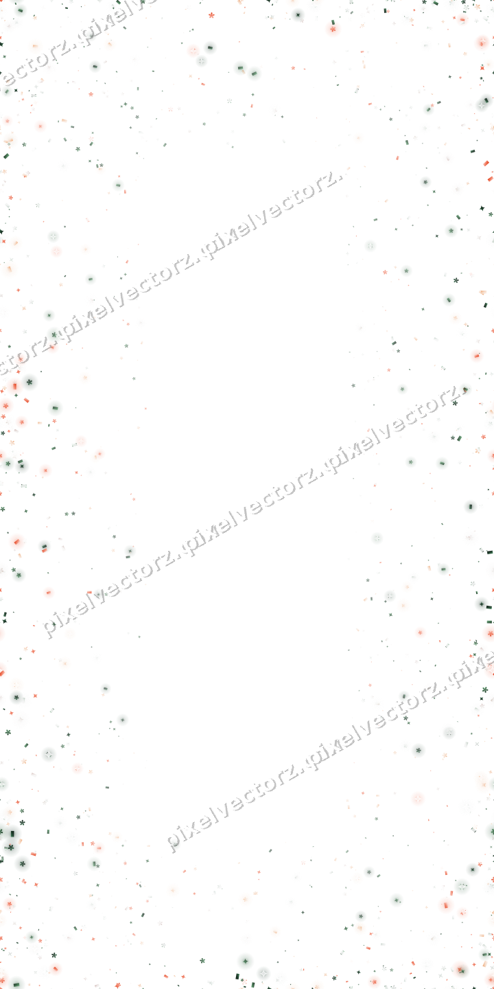 Nahtlose Glitzervignette aus Funken und Blüten auf transparentem Grund