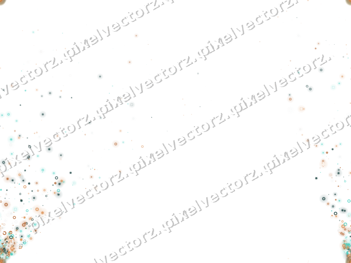 Nahtloser Glitzerfächer aus Sternen und Ringen auf transparentem Grund