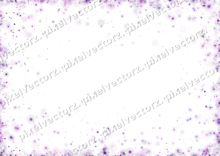 Nahtlose Glitzervignette in Violett auf transparentem Grund
