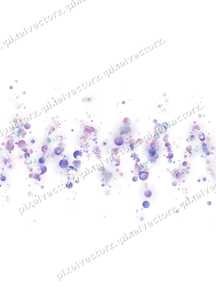 Nahtlose Glitzerwelle in Violett und Blau auf transparentem Grund