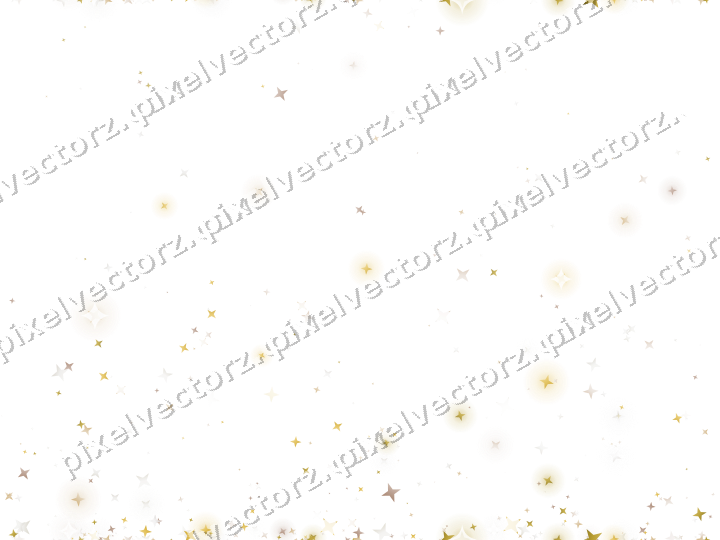 Nahtloser Glitzeraufstieg aus Sternen auf transparentem Grund