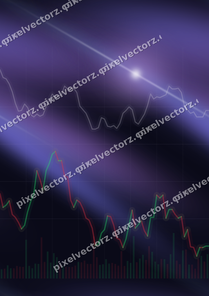 Nahtloser Neon Diagramm Hintergrund in Violett und Blau