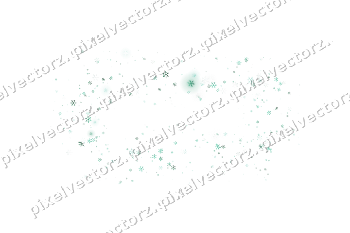 Nahtloser Glitzerrahmen aus Schneeflocken auf transparentem Grund
