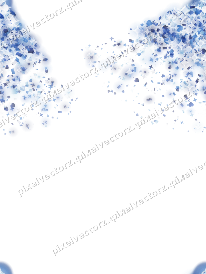 Nahtloser Glitzerfächer aus Sternen und Funken auf transparentem Grund