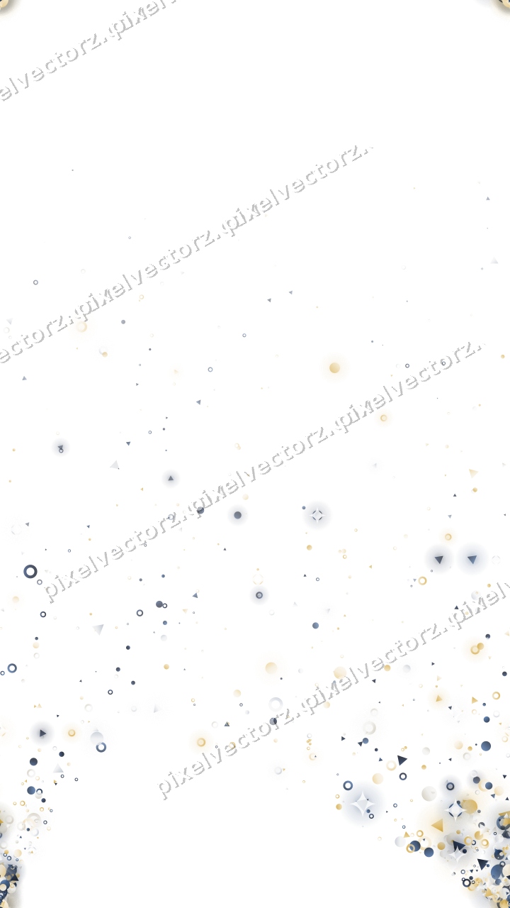 Nahtloser Glitzerfächer aus Punkten und Ringen auf transparentem Grund