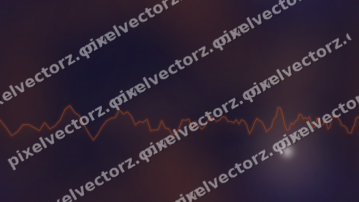 Nahtloser Neon Diagramm Hintergrund in Orange und Blau