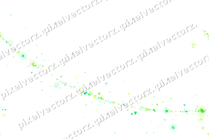 Nahtloser Glitzerbogen in Grün und Limette auf transparentem Grund
