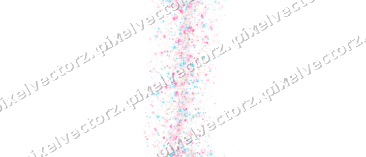 Nahtloses Glitzerband aus Punkten in Rosa auf transparentem Grund