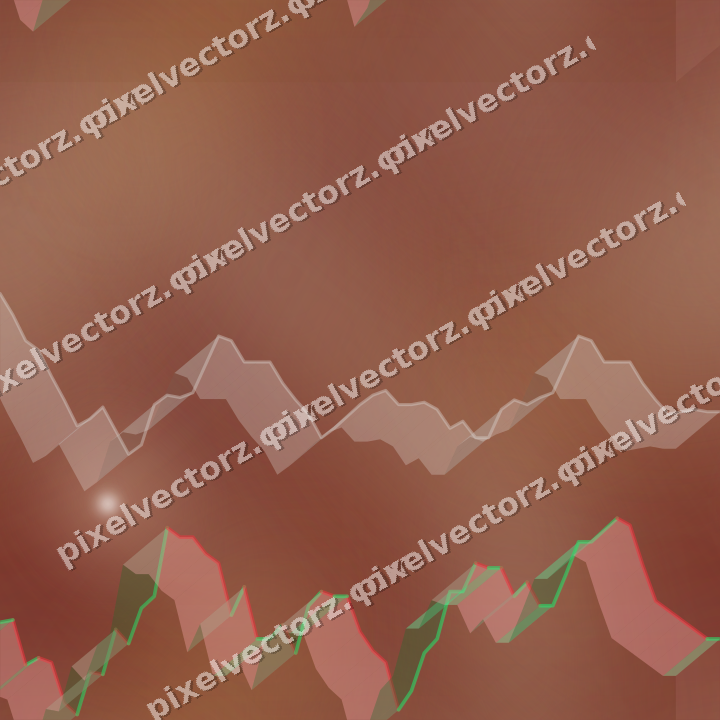 Nahtloser Neon Diagramm Hintergrund in Orange und Bernstein
