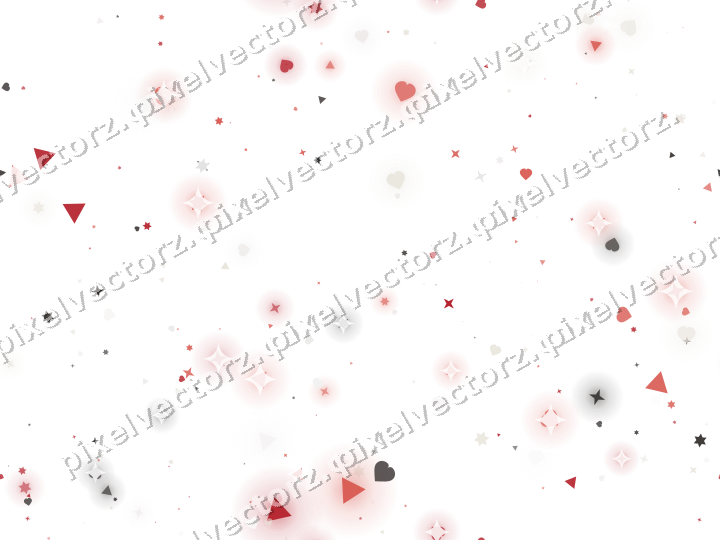 Nahtlose Glitzerstreuung in Rot auf transparentem Grund