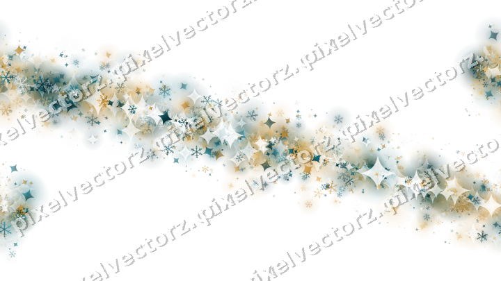 Nahtloses Glitzerband in Bernstein auf transparentem Grund