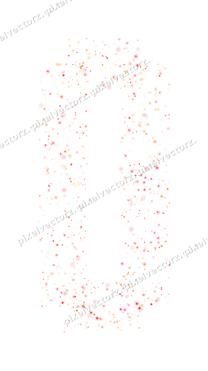 Nahtloser Glitzerrahmen aus Punkten und Ringen auf transparentem Grund