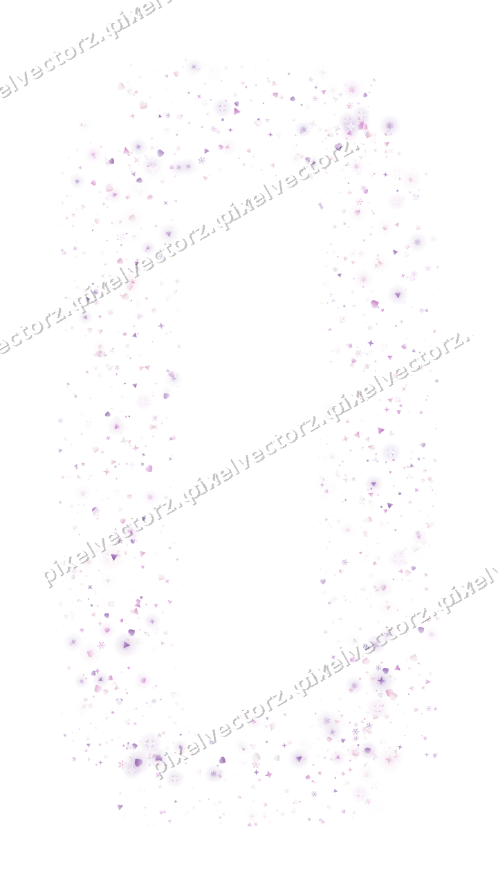 Nahtloser Glitzerrahmen in Magenta und Violett auf transparentem Grund