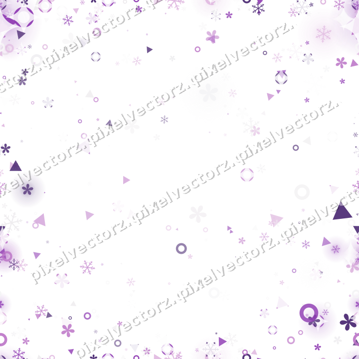 Nahtlose Glitzervignette in Violett auf transparentem Grund