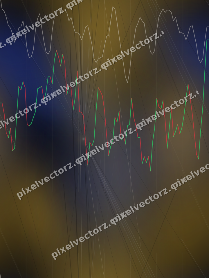 Nahtloser Neon Diagramm Hintergrund in Bernstein und Blau