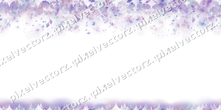 Nahtloser Glitzerregen aus Rauten in Violett auf transparentem Grund