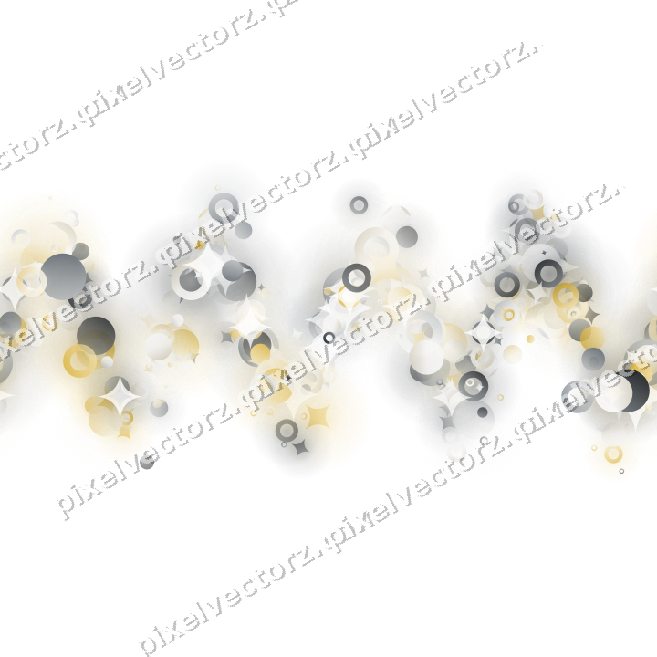 Nahtlose Glitzerwelle aus Funken und Punkten auf transparentem Grund