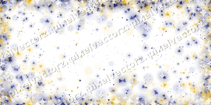 Nahtlose Glitzervignette aus Dreiecken auf transparentem Grund