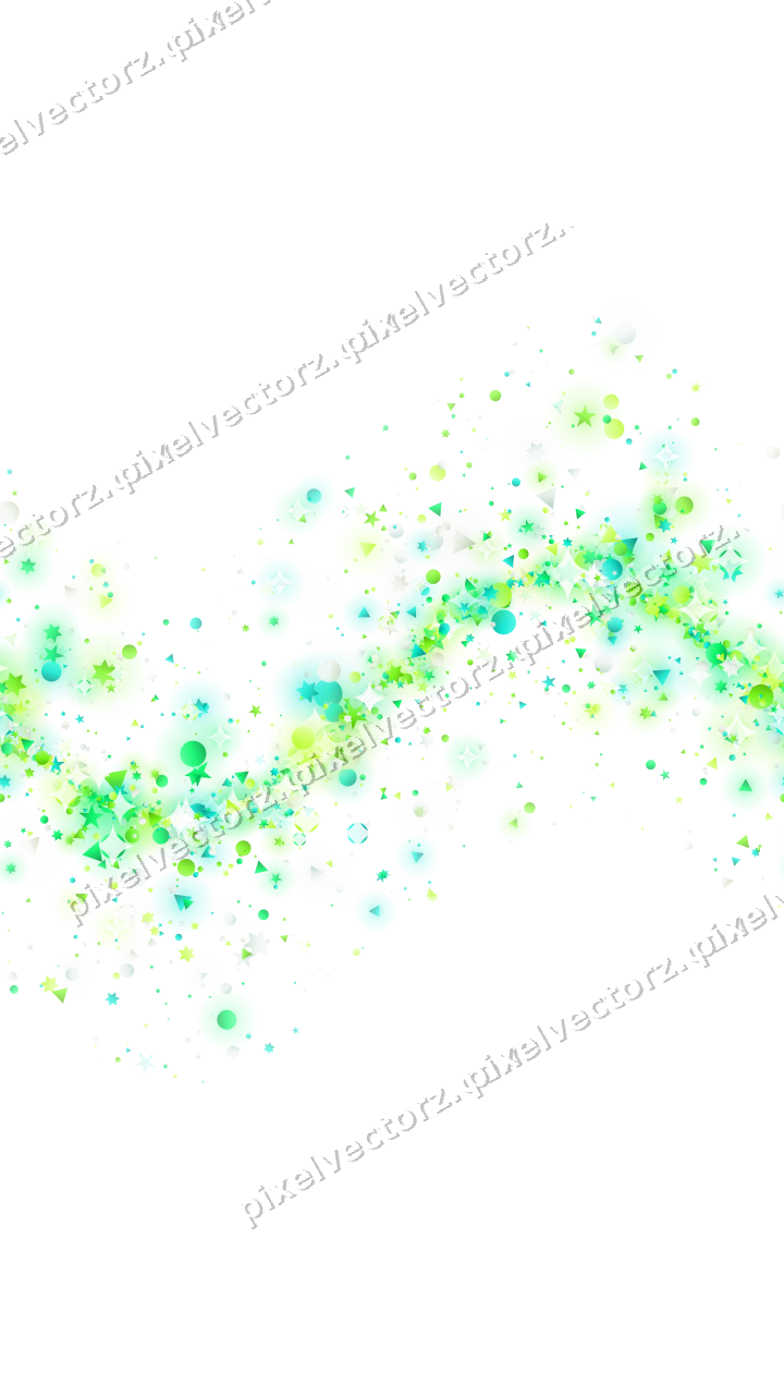 Nahtlose Glitzerwelle aus Sternen und Punkten auf transparentem Grund