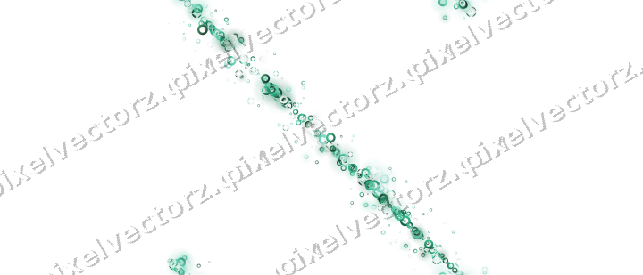 Nahtloses Glitzerband aus Ringen auf transparentem Grund