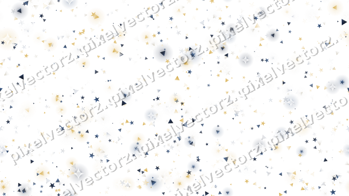 Nahtlose Glitzerstreuung in Dunkelblau auf transparentem Grund