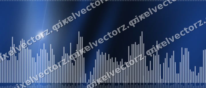 Nahtloser Neon Diagramm Hintergrund in Blau