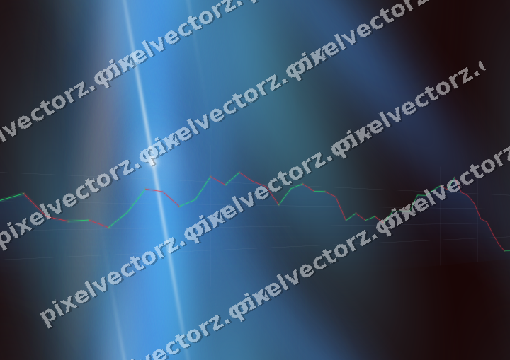 Nahtloser Neon Diagramm Hintergrund in Blau und Rot