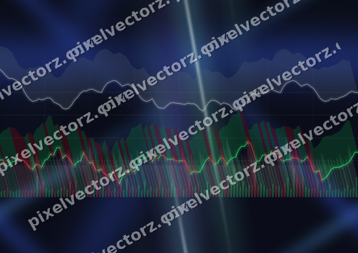 Nahtloser Neon Diagramm Hintergrund in Blau und Türkis