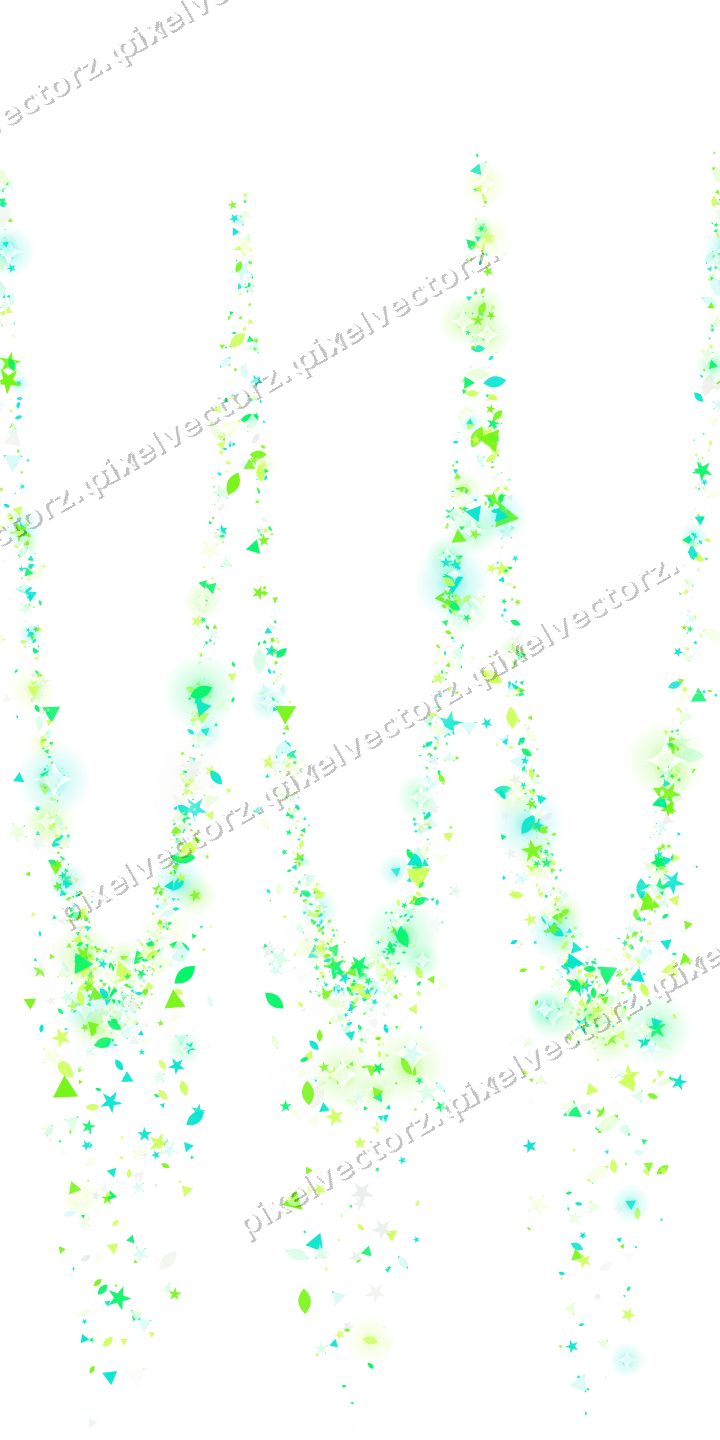 Nahtlose Glitzergirlande in Grün und Limette auf transparentem Grund